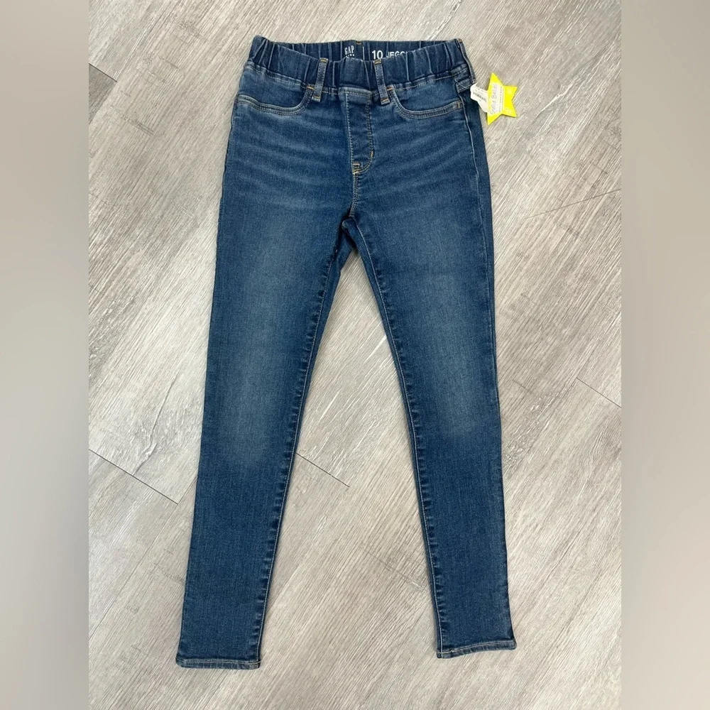 GAP Dark Blue Kids Elastic Waste Jegging